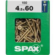 Materiales de construcción Spax Tornillo 04.5 x 60 mm Bicromatado 150 Pz