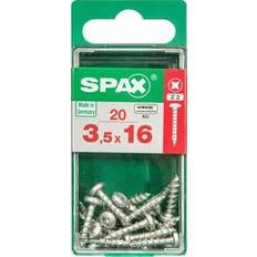 Materiales de construcción Spax Tornillo De Cabeza Redonda 3.5 x 16 mm Pz 3.5 x 16 mm