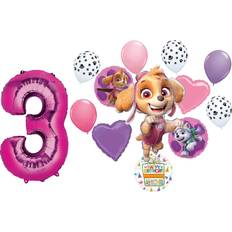 Paw Girl Pups on Patrol Skye 3rd Birthday Party Supplies Balloon Bouquet Decorations