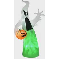 Party Supplies Homcom 5.9' light up ghost inflatable outdoor halloween yard decoration w/ led lights