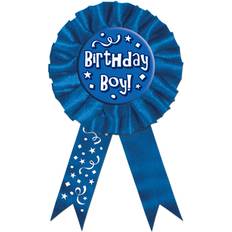 Garlands & Confetti Beistle 60416 Birthday Boy Award Ribbon Pack of 6