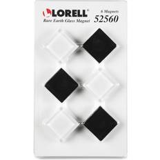 Lorell Square Glass Cap Rare Earth Magnets