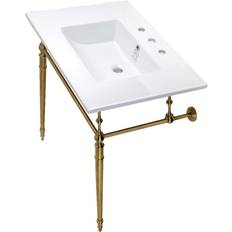 Bathroom Sinks Kingston Brass KVPB31227W8-E-SET Edwardian