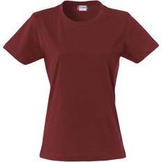 Clique T-shirts Clique Basic T-shirt Women's - Burgundy