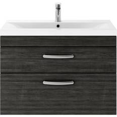 Black Vanity Units for Single Basins Nuie Athena 800