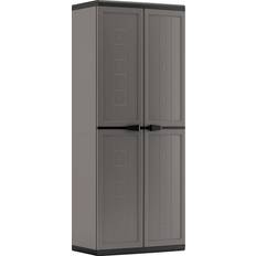Plast Förvaringsskåp Keter Kis Jolly Dark Grey/Black Förvaringsskåp 68x166cm
