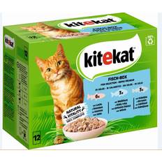 Kitekat Portionsposer 48 x 85 g Fiskekasse i Gelé