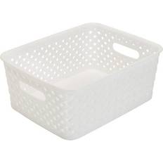 Simplify Resin Wicker Storage Box