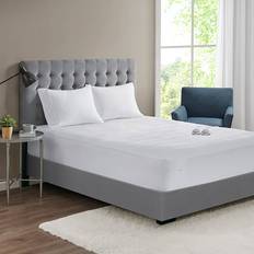 Bed Linen Serta Twin Plush Heated Pad Mattress Cover White