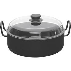 Riess Classic Black Enamel Braising Pan 28 cm