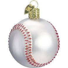 Glass Christmas Tree Ornaments Old World Christmas Blown Glass Baseball Ball Christmas Tree Ornament