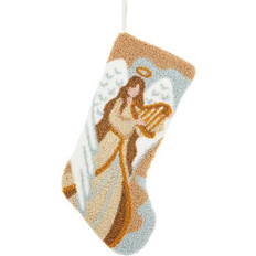 Stockings GlitzHome 20" L Hooked Angel Stocking