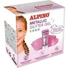 Brillantina Coloretes C/6 MAQUILLAJE GLITTER GEL METALICO ROSA