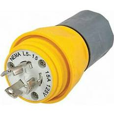 Yellow Remote Control Outlets Hubbell WT Plug L5-15P 15A 125VAC Yellow HBL24W47A