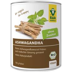 Ashwagandha Kosttilskud Raab Vitalfood Bio Ashwagandha Pulver 100g