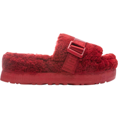 Women - Wool Slides UGG Fluffita - Ribbon Red