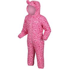 Regatta Kid's Penrose Puddle Suit - Doll Pink Animal