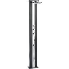 Docce da Esterno Formidra Dada Straight 40L 32.4x14x228 cm Pediluvio Alluminio Blu, Grigio