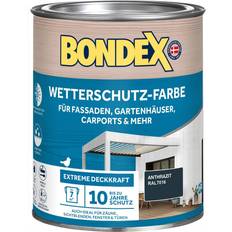 Bondex Maling Bondex Wetterschutz-Farbe 7016 Grau 0.75L