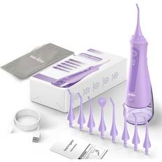 Cordless water flosser Sejoy cordless water flosser 8 jet tips dental oral irrigator teeth cleaner