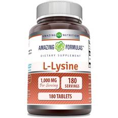 L lysine Amazing Nutrition L-Lysine 1000Mg 180