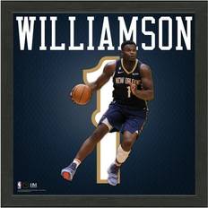 Sports Fan Products Highland Mint Zion Williamson New Orleans Pelicans NBA Player x Impact Jersey Framed