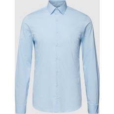 Calvin Klein Skjorter Calvin Klein Poplin Stretch Slim Shirt - Blue