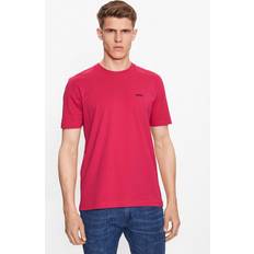 HUGO BOSS Pink T-shirts HUGO BOSS Herren T-Shirt Tee Null