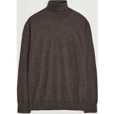 Polo Ralph Lauren Gensere Polo Ralph Lauren Merino Knitted Rollneck Brown Heather Brun