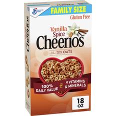 Vanilla Cereals, Oatmeals & Mueslis Vanilla Spice Cheerios Heart Healthy Cereal, Gluten Free Cereal