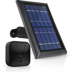 Solar Panels Wasserstein Solar Panel with Internal Battery Compatible with Blink Outdoor & Blink XT2/XT Camera 1-Pack, Black