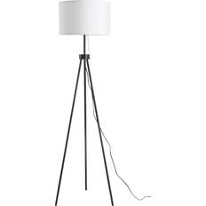 Stål Tripod Svart Vit 37 x 37 x 152 cm