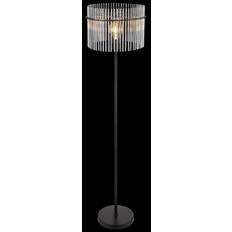 B - Glas Golvlampor & Markbelysning Globo 152 cm Rökgrå Glas Metall Golvlampa