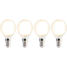 Set Med 4 St E14 LED-Lampor P45 Matt 3,5W 360 Lm 2700K