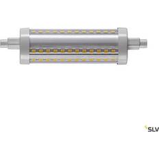 R7s led 118mm SLV QT DE12 R7S 118mm, LED Leuchtmittel transparent 15W 3000K CRI90 330°