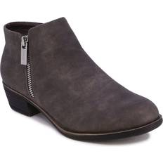 Nautica Women's Alara Zip Ankle Bootie Gray Gray