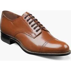 Men - Natural Low Shoes Stacy Adams Men's Madison Cap Toe Oxford,Oak,10.5