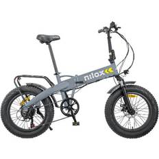 Velocità Cyclette Nilox bici fat bike pieghevole elettrica j4 plus adulto unisex grigio chiaro