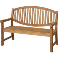 Teck Bancs de Jardin Zebra Bootsbank 130x56x100 cm Teak Banc de Jardin