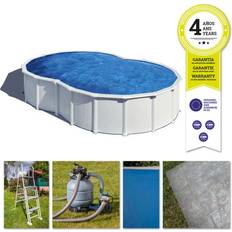 Gre Pools Gre Stålvægs Pool 8-Tals Form 6,4 x 3,9 m h 1,2 m