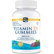 Nordic Naturals Vitamin D3 1000 IU Wild Berry 60