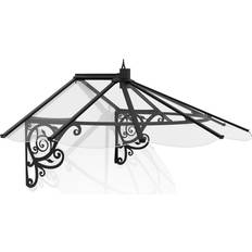 Black Roof Entrances Palram Black, Transparent Lily 2130