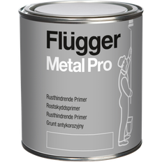 Flügger Utomhusfärger Målarfärg Flügger Metal Pro Metallfärg Red 3L