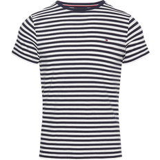 Tommy Hilfiger Flag Embroidery Extra Slim Fit T-shirt - Desert Sky/White