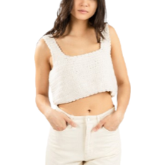 Rip Curl Oceans Together Crochet Top - Off White