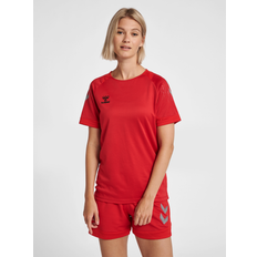 Fodbold - Rød T-shirts Hummel Trænings T-shirt HmlLEAD Rød Dame