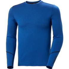 Helly Hansen Blå - Herre Tøj Helly Hansen Men's Lifa Merino Midweight Crew Layer Blue