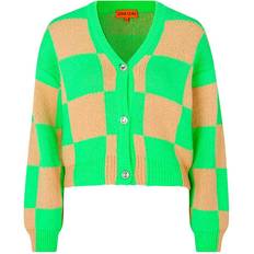 Stine Goya Amara Checked Intarsia-Knit Cardigan - Multi