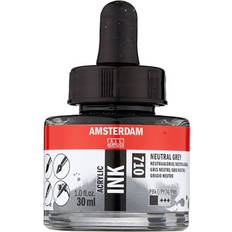 Amsterdam Acrylic Ink Bottle Neutral Grey 30ml