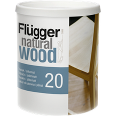 Flügger Målarfärg Flügger Natural Wood Träfärg White 0.75L